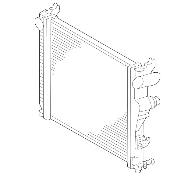 220500200364 - Radiator: Cooler for Mercedes-Benz Image
