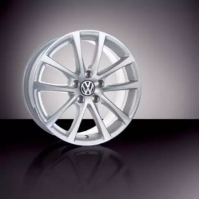 3C0071497666 - Wheels: 17in Azuro Wheel - Silver Metallic for Volkswagen: Eos, Passat Image