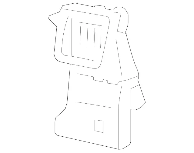 2038300840 - Heating and Ventilation: Air Duct for Mercedes-Benz: 180C, C230, C240, C280, C32 AMG, C320, C350, C55 AMG Image image