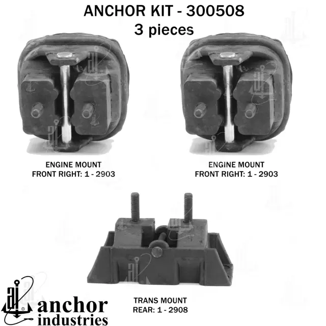 300508 - Engines &amp; Components: Anchor Engine Mount Kit for Anchor Image