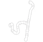 2905017700 - : Coolant Hose for Mercedes-Benz Image