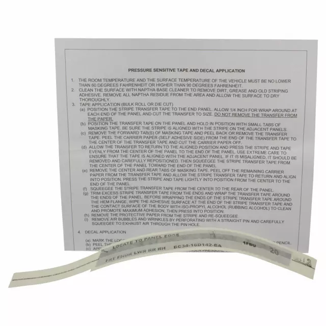 BC3Z6120000BA - Body: Stripe Tape for Ford: F-250 Super Duty, F-350 Super Duty, F-450 Super Duty Image