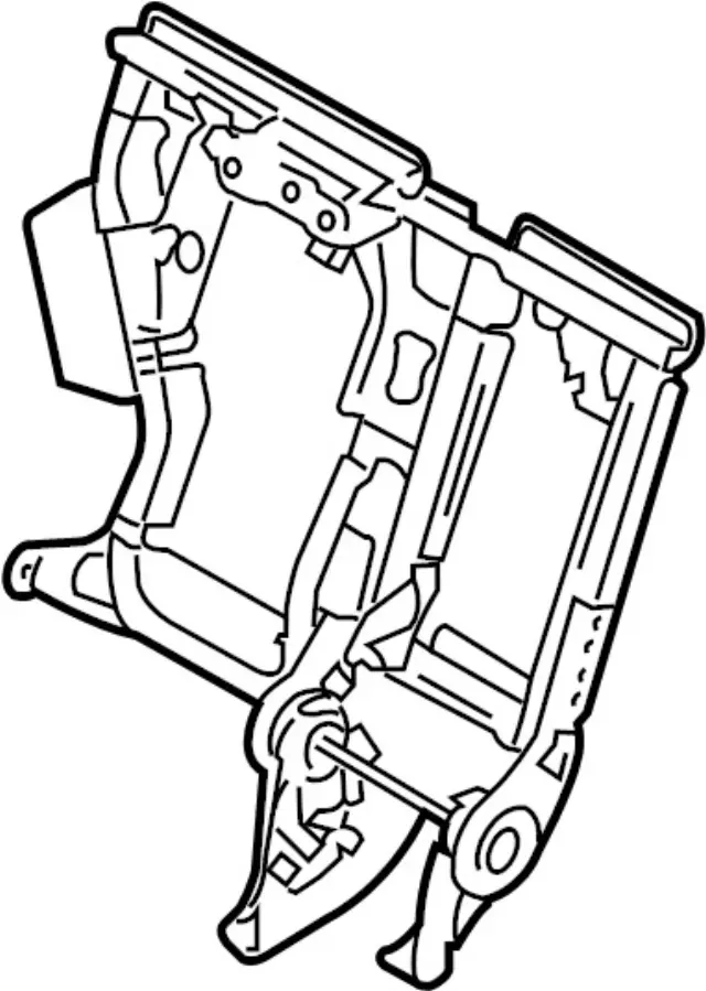 886011CD1A - Body: Seat Back Frame for INFINITI: FX35, FX37, FX50, QX70 Image