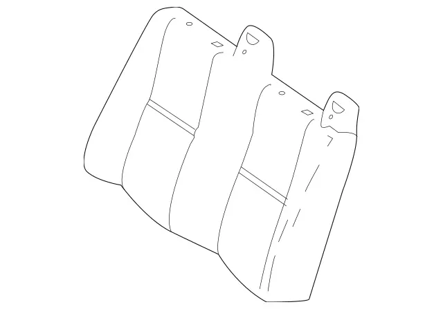 95099319J86 - Body: Seat Back for Mercedes-Benz: Sprinter 2500, Sprinter 3500 Image image