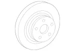 2304231512 - : Brake Disc for Mercedes-Benz Image