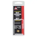 CFS4B - : Brass Compression Sleeve, 3/8 Tube, 1/bag for AGS Image