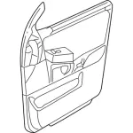3L2Z7823942MAA - Body: Door Trim Panel for Mercury: Mountaineer Image