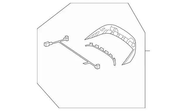 223910361864 - : Fastening Strip for Mercedes-Benz Image