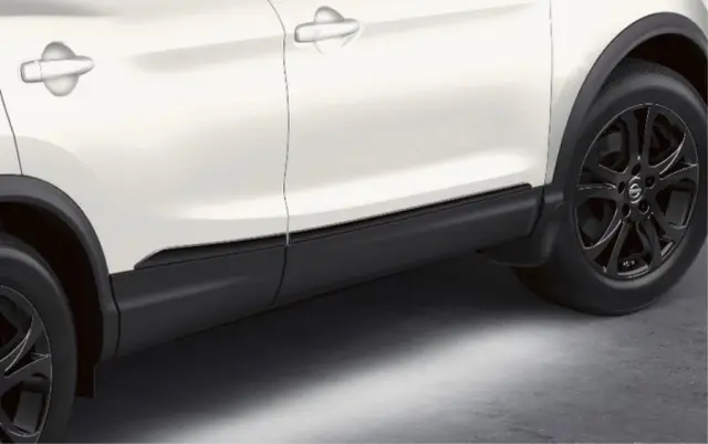 Door Side Sill Strips - Black - Nissan (KE760-HV50B)