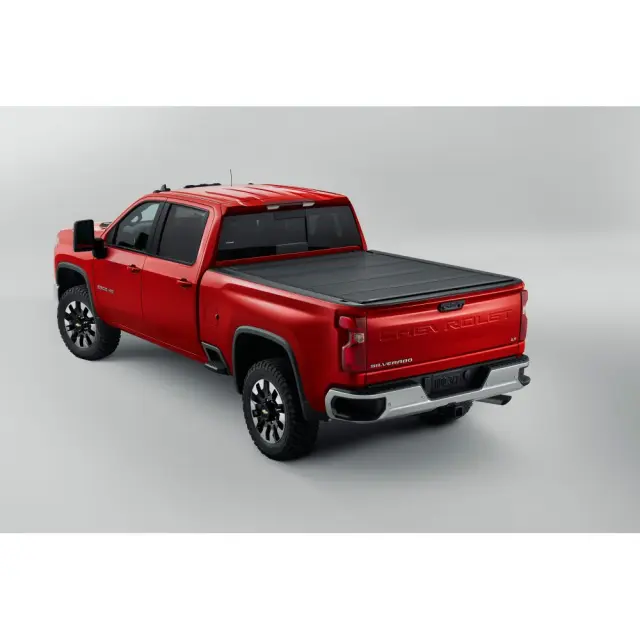 19434574 - : Standard Bed Hard Folding Tonneau Cover for Chevrolet: Silverado 2500 HD | GMC: Sierra 2500 HD, Sierra 3500 HD Image