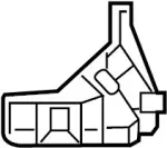 8529460U00 - Body: Bumper Cover Retainer for Infiniti Image