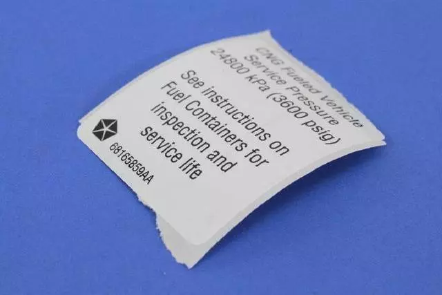 Cng Label - Mopar (68165859AA)