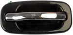 80548 - : Exterior Door Handle Front Right Chrome w/ Black Housing for Dorman Image