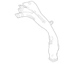 1668312200 - : Air Duct for Mercedes-Benz Image