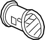 687603JA0A - Body: Vent Grille for Infiniti Image