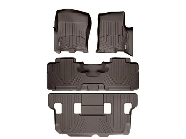 4735314710724 - Accessories: Cocoa FloorLiner™ DigitalFit®, Front, 2nd Row &amp; 3rd Row for WeatherTech Image