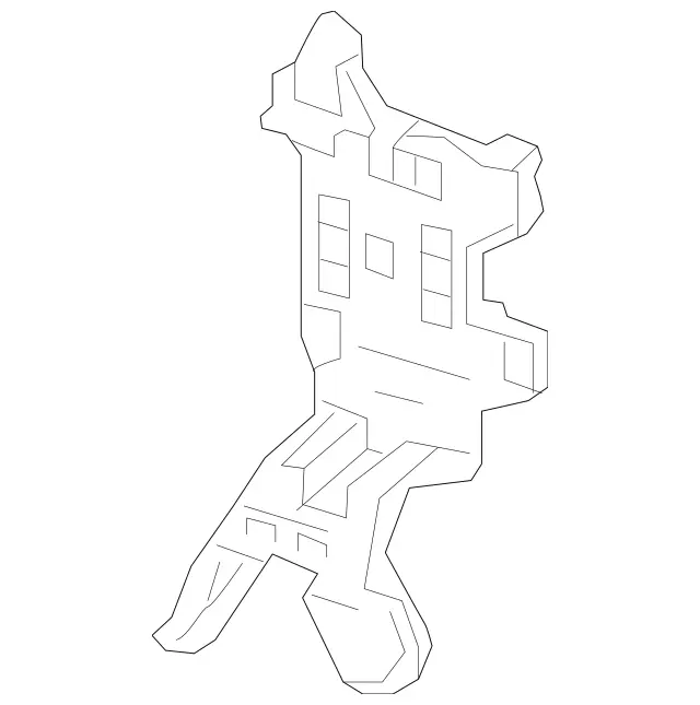 2135451140 - Electrical Equipment and Instruments: Holder for Mercedes-Benz: AMG GT 43, AMG GT 53, AMG GT 63, AMG GT 63 S, AMG GT 63 S E Performance, CLS450, CLS53 AMG, E300, E350, E43 AMG, E53 AMG, E63 AMG S Image image