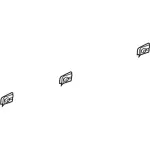 W711919S439 - Body: Stud Plate Nut for Ford: Explorer Sport Trac Image