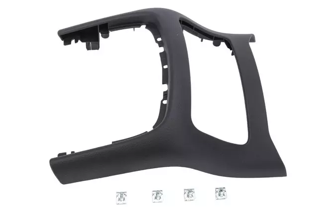 Jet Black Front Floor Console Rear Trim Panel - GM (22937682)