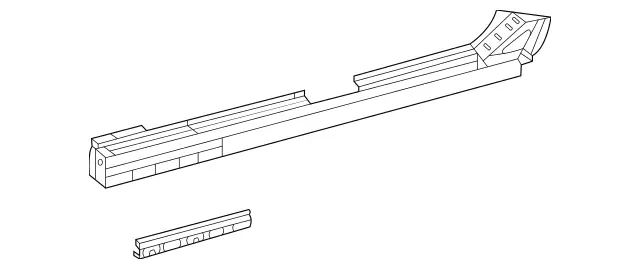 1676300307 - Side Panels: Longitudinal Member for Mercedes-Benz Image