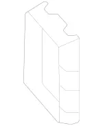 1905051100 - : Cover For Air Inlet for Mercedes-Benz: AMG GT R, AMG GT S Image