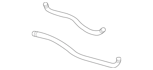 2308301915 - Heating and Ventilation: Parts Kit, Piping for Mercedes-Benz: SL500, SL55 AMG, SL550, SL600, SL63 AMG, SL65 AMG, SLR McLaren Image image