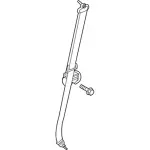 JC3Z16611B68AA - : Outer Belt for Ford: F-250 Super Duty, F-350 Super Duty, F-450 Super Duty Image