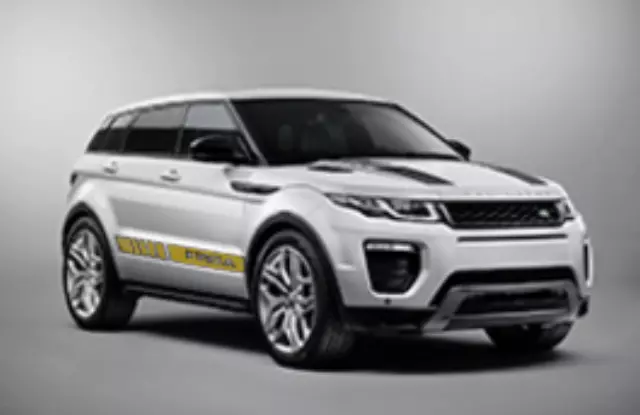 VPLVB0175GAW - Exterior: Vehicle Decals, Strobe, Right Side, Gold for Land Rover: Range Rover Evoque Image