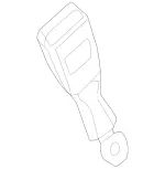 23186005697H52 - Electrical: Buckle for Mercedes-Benz Image