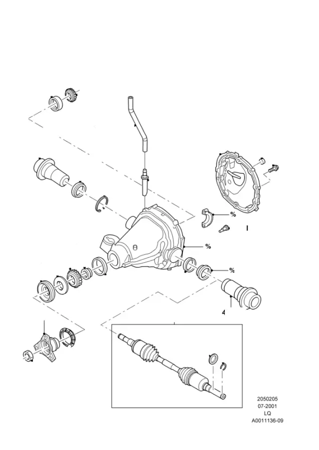 E9SZ4022A - Suspension: Vent Tube for Ford Image