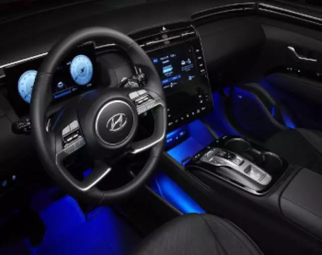 CWF55AC000 - Interior: 2022-2023 Hyundai Tucson Interior Lighting Kit Decorative &amp; Ambient - Genuine OEM for Hyundai: Tucson Image