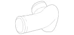 1645282182 - Radiator: Charge Air Hose for Mercedes-Benz: GL320 Image