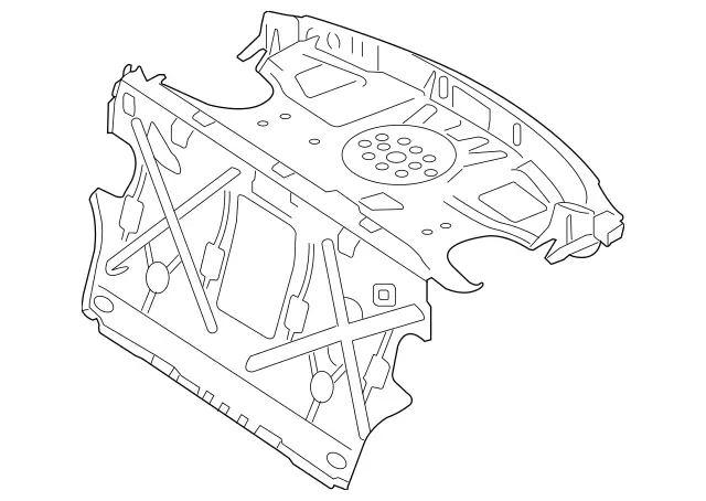2166400260 - Rear End: Rear Panel for Mercedes-Benz: CL550, CL600, CL63 AMG, CL65 AMG Image image