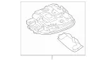 90042171B88 - Body: Map Lamp Assembly for Mercedes-Benz Image