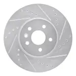 63145020R - : DFC Brake Rotor - Drilled and Slotted - Silver for DYNAMIC FRICTION Image