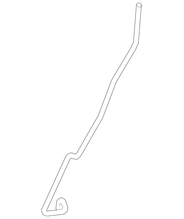 213733070064 - Rear Doors: Securing Rod for Mercedes-Benz Image