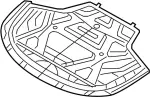 658401MA0A - Body: Insulator for Infiniti Image