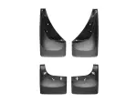 110006120027 - : Black MudFlap No-Drill DigitalFit® MudFlap Kit for WeatherTech Image