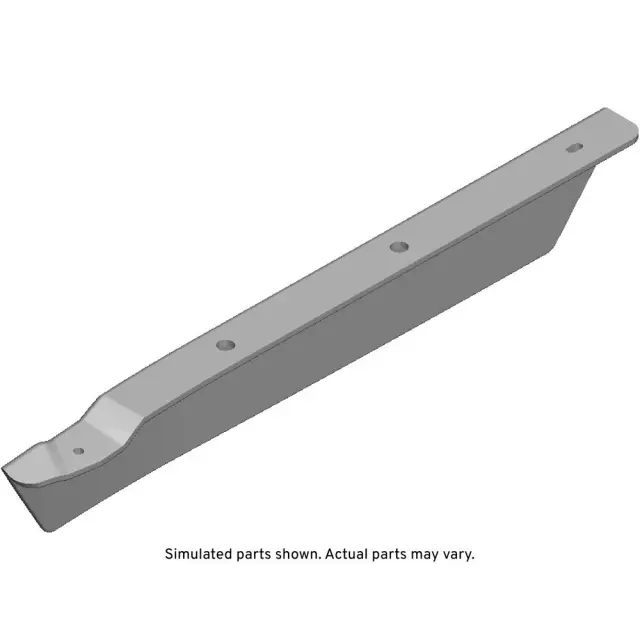 23188328 - : Black Front Driver Side Tire Front Air Deflector for GMC: Terrain Image