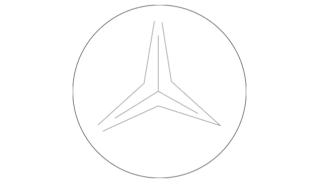 2167580058 - Trunk Lid: Mercedes Star for Mercedes-Benz: CL550, CL600, CL63 AMG, CL65 AMG Image image
