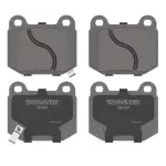 OEX961 - : OEX Rear Disc Brake Pad Set Premium Ceramic for WAGNER BRAKE Image