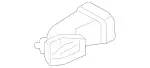 2178310100 - Body: Upper Duct for Mercedes-Benz Image