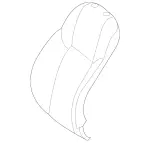 20591063129E43 - : Outer Cover, Seat Backr for Mercedes-Benz Image