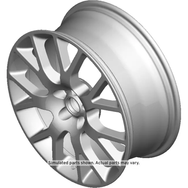 18x7.5-Inch 7-Split-Spoke Aluminum Wheel with Bowtie Logo - GM (42624777)
