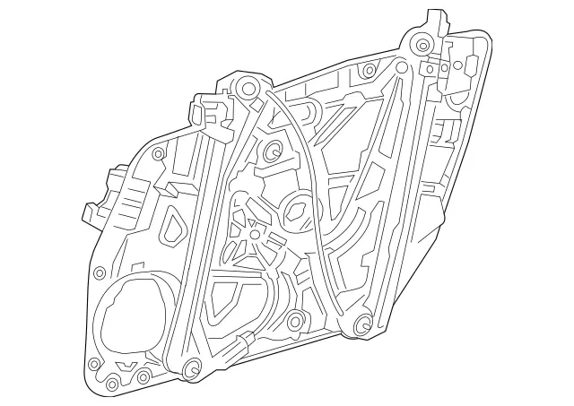 118720030064 - Front Doors: Basic Carrier for Mercedes-Benz: CLA250, CLA35 AMG, CLA45 AMG, CLA45 AMG S Image image