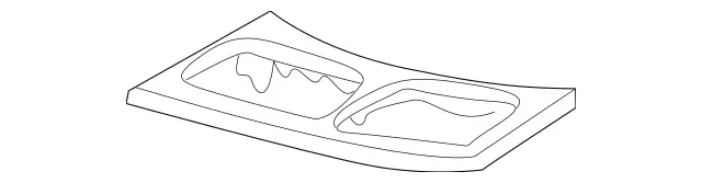 2036802082 - Panelling: Flap for Mercedes-Benz: 180C, C230, C240, C280, C32 AMG, C320, C350, C55 AMG Image image