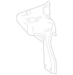 2316300500 - Rear End: Console for Mercedes-Benz Image