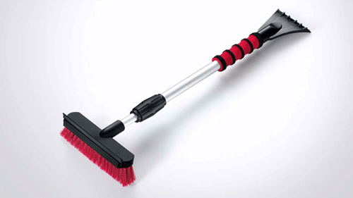 8R0096010C - : Snowbrush - Telescoping With Scraper for Audi: A3, A3 Quattro, A3 Sportback e-tron, A4 allroad, A4 Quattro, A5 Quattro, A6 Quattro, A7 Quattro, A8 Quattro, allroad, Q3, Q5, Q7, R8, RS5, RS7, S3, S4, S5, S6, S7, S8, SQ5, TT Quattro, TTS Quattro Image