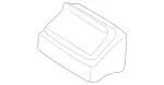 20881004307208 - Body: Ashtray for Mercedes-Benz Image
