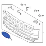 MU5Z8213A - Body: Emblem for Ford: F-150 Image